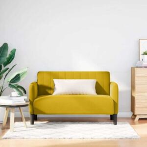 Sofa dwuosobowa Å¼Ã³Åta 109 cm aksamitna