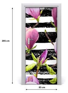 Okleina samoprzylepna fototapety na drzwi Magnolia