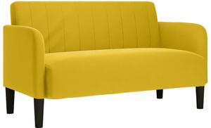 Sofa dwuosobowa Å¼Ã³Åta 109 cm aksamitna