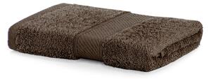 DecoKing - Ręcznik kąpielowy Bambusowy Gładki Brązowy BAMBY-70x140 cm