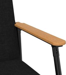 Nowoczesny fotel aksamitny z ergonomicznym designem w kolorze czarnym