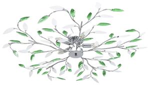 Zielona lampa sufitowa w kształcie liści - EX217 R9-P69