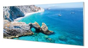 Obraz na szkle Grecja Plaża morze wybrzeże