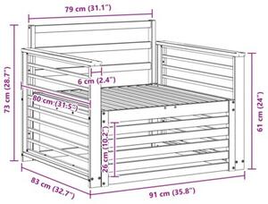 Sztuka 2 sofa z podłokietnikami lite drewno akacji naturalny