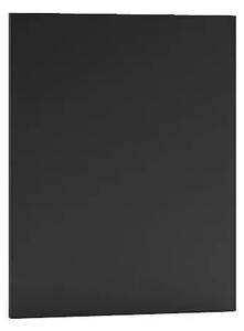 Czarny front zmywarki z panelem odkrytym 45 cm D6-D58
