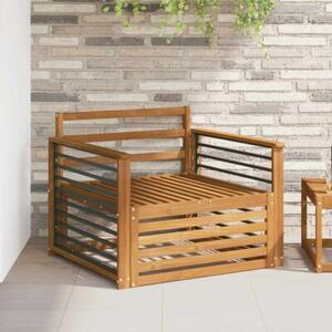 Sztuka 2 sofa z podłokietnikami lite drewno akacji naturalny