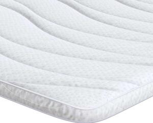 Lateksowy topper na materac 200x90 cm - biaÅy, komfortowy i trwaÅy