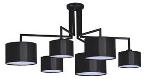 Czarna elegancka lampa sufitowa abażurowa D8-G42