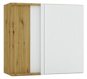 Szafka narożna górna dąb artisan + popiel A1-F75