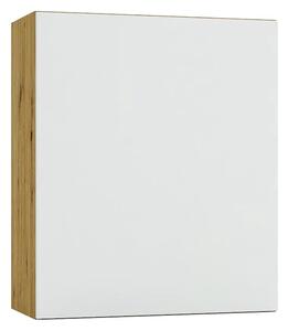 Szafka kuchenna górna 60 cm dąb artisan + popiel C3-T49
