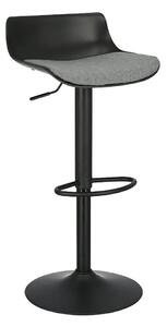 Designerski czarny hoker w nowoczesnym stylu F6-L37