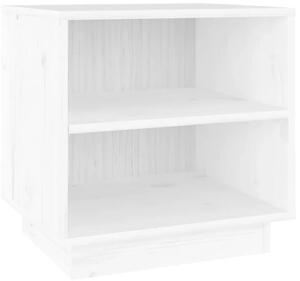 Biała drewniana szafka nocna D5-B87