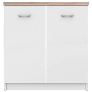 Biała komoda z półkami L2-F68
