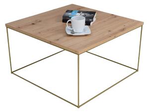 Stolik kawowy w stylu glamour dąb artisan G2-T04