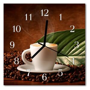 Zegar ścienny kwadrat Kubek do kawy