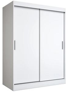 Biała szafa przesuwna 150 cm W4-E47