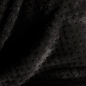 Puchaty koc Miękki baranek Ciepły Dwustronny Czarno-biały SHEEPY-70x150 cm