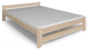 Sosnowe łóżko z materacem 120x200 L0-P38