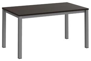 Minimalistyczne Biurko Z Metalowymi Nogami Wenge D7-F17