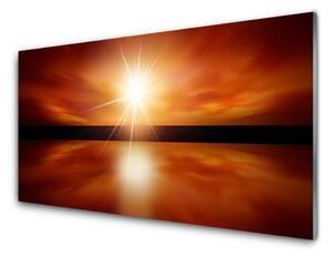 Obraz Szklany Słońce Niebo Woda Krajobraz