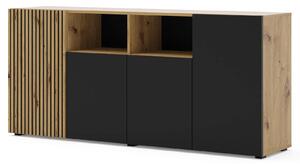 Komoda z lamelowym frontem A1-P55