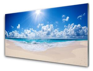 Obraz Szklany Plaża Morze Słońce Krajobraz