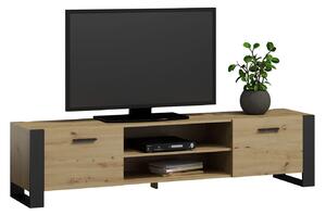 Nowoczesna szafka RTV dąb artisan 185 cm M6-A03