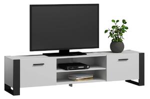 Biała nowoczesna szafka RTV 185 cm P1-T15