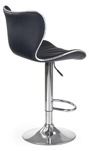 Regulowane krzesło barowe Eco skóra Czarne BELLONA