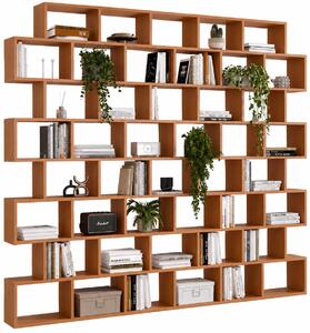 Bardzo duży nowoczesny regał biblioteczka olcha M5-W44