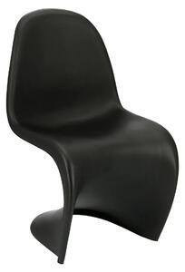 Designerskie czarne krzesło A7-G29