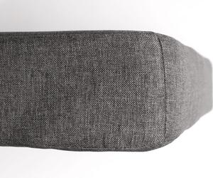 Modułowa kanapa narożna MALTA 5-osobowa ciemny brąz/grafit