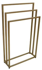 Złoty stojak na ręczniki w stylu glamur 60 cm Z0-F59