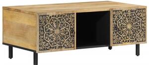 Stolik kawowy, 100x54x40 cm, lite drewno mango