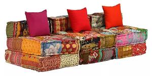 Sofa patchworkowa 3-osobowa G0-A41