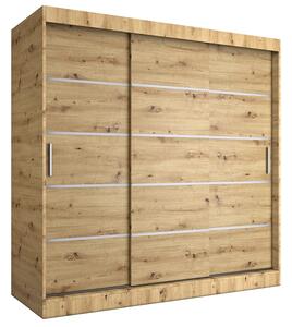 Szafa przesuwna dąb artisan 200 cm D5-H33