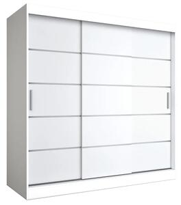 Szafa przesuwna biały mat 200 cm C7-D67