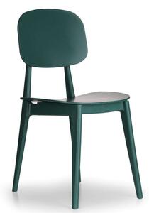 Krzesło do jadalni plastikowe SIMPLY, zielone