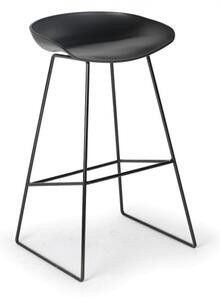 Krzesło barowe MONTY 1+1 GRATIS, czarne