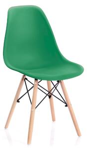 Krzesło Skandynawskie Zielone MARGOT