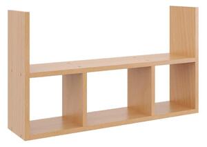 Minimalistyczna półka wisząca w kolorze buk F4-S14