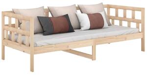 Łóżko dzienne z naturalnego drewna 80x200 A2-L85
