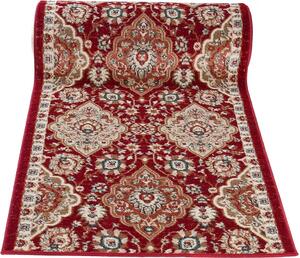 Czerwony elegancki chodnik retro na metry D8-W02