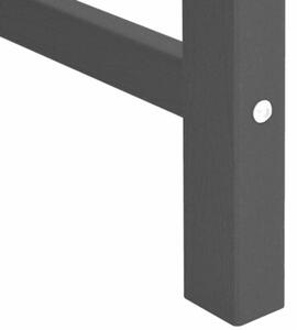 Krzesło ogrodowe 4 szt. czarny 65.5 x 59 x 88 cm polietylen