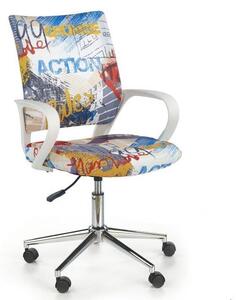 Krzesło obrotowe z kolorowym motywem Ibis freestyle