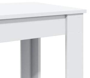 Stolik barowy, biały, 102x50x103,5 cm, materiał drewnopochodny