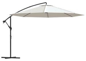 Biały ogrodowy parasol na wysięgniku H7-E75