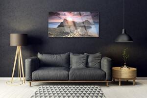 Obraz Szklany Góry Ścieżka Klif Zachód