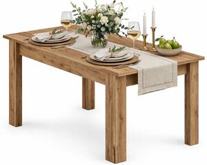 Prostokątny minimalistyczny stół kuchenny dąb craft P5-H23