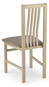Krzesło do jadalni Drewniane Tapicerowane Bukowe Dąb sonoma ARIA